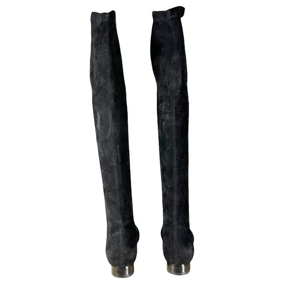 Isabel Marant Etoile Black Suede Leather Knee Tall Boots Size 36 US 5.5/6 NEW - Picture 4 of 8
